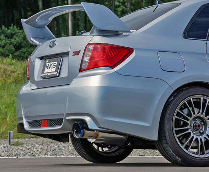 HKS RACING MUFFLER WRX STI SEDAN 11-14 USA - Exhaust Mufflers & Tips