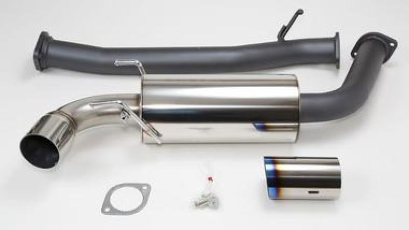 HKS RX8 75mm Single TI-tip Hi Power Cat-back Exhaust - Mufflers & Tips