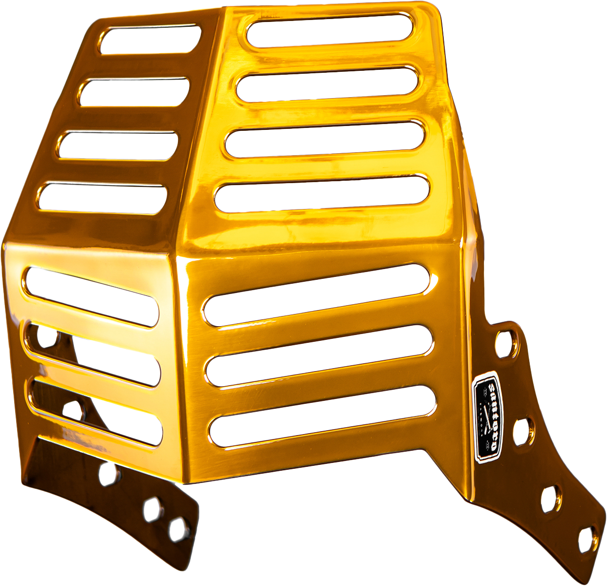 SANTORO FABWORX Hockey Mask Gold Softail
