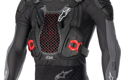 Alpinestars Honda Bionic + V2 Protection Jacket Blk/wht/blu/br Red Xl - Apparel Collection