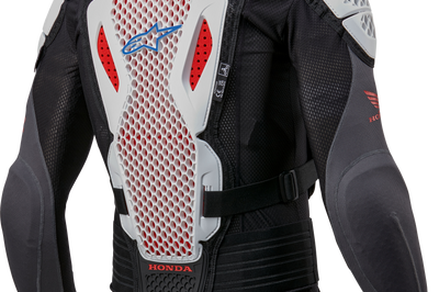 Alpinestars Honda Bionic + V2 Protection Jacket Blk/wht/blu/br Red Xl - Apparel Collection