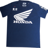 D-COR Honda Factory T Shirt Navy Lg
