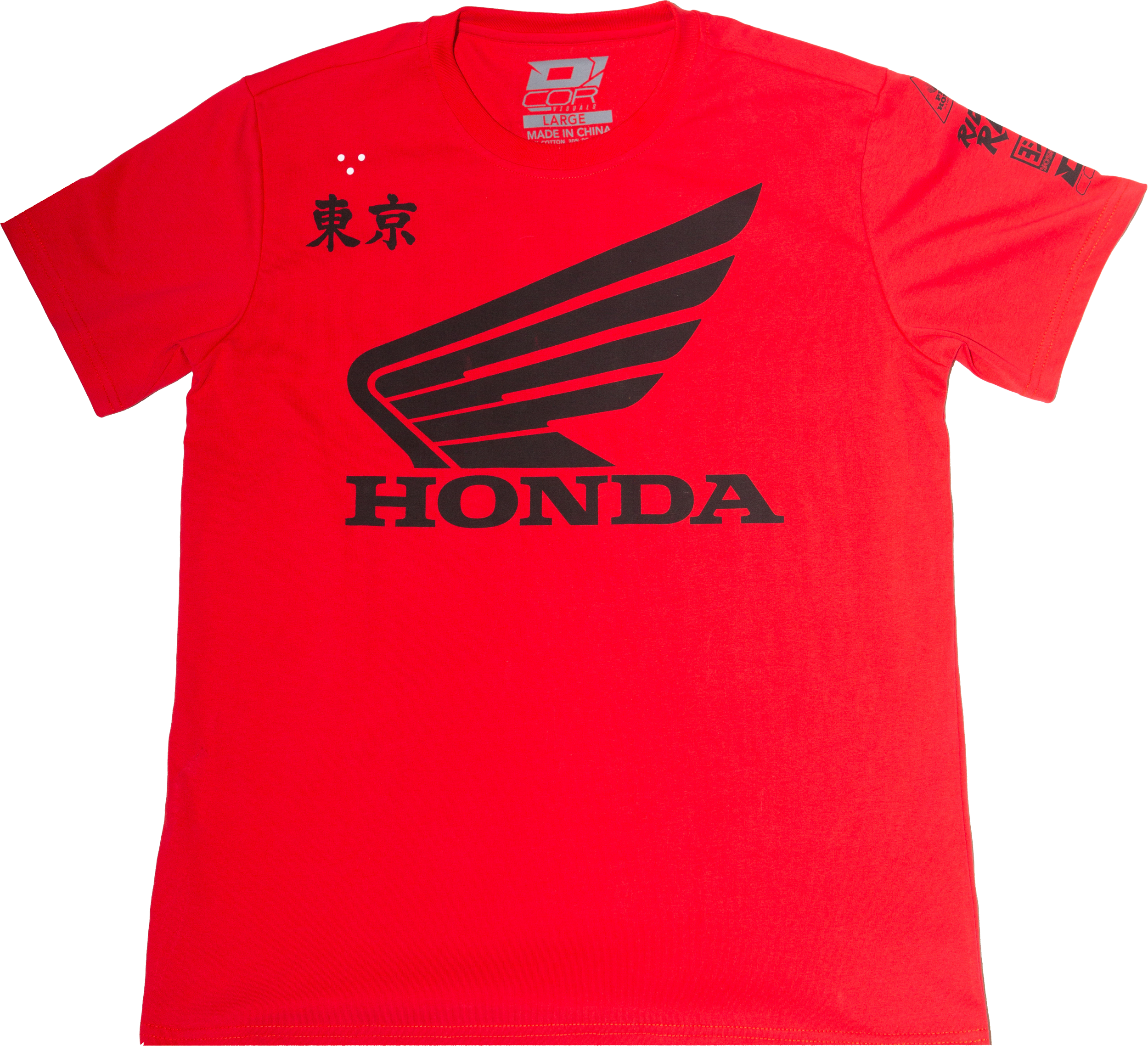 D-COR Honda Factory T Shirt Red Lg