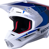 Alpinestars Honda S-m5 Helmet White/blue/red Glossy Xs - Matte Black / 2X-Large - Bicycle Collection