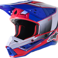 Alpinestars Honda S-m5 Helmet White/blue/red Glossy Xs - Matte Black / 2X-Large - Bicycle Collection