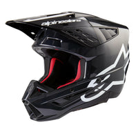 Alpinestars Honda S-m5 Helmet White/blue/red Glossy Xs - Matte Black / 2X-Large - Bicycle Collection