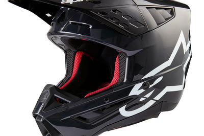 Alpinestars Honda S-m5 Helmet White/blue/red Glossy Xs - Bicycle Collection