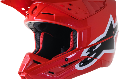Alpinestars Honda S-m5 Helmet White/blue/red Glossy Xs - Bicycle Collection