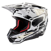 Alpinestars Honda S-m5 Helmet White/blue/red Glossy Xs - Matte Black / 2X-Large - Bicycle Collection
