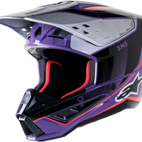 Alpinestars Honda S-m5 Helmet White/blue/red Glossy Xs - Matte Black / 2X-Large - Bicycle Collection