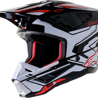Alpinestars Honda S-m5 Helmet White/blue/red Glossy Xs - Matte Black / 2X-Large - Bicycle Collection