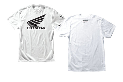 D-cor Honda Wing Ii T-shirt Black Xl - White / 2X-Large - Apparel Collection