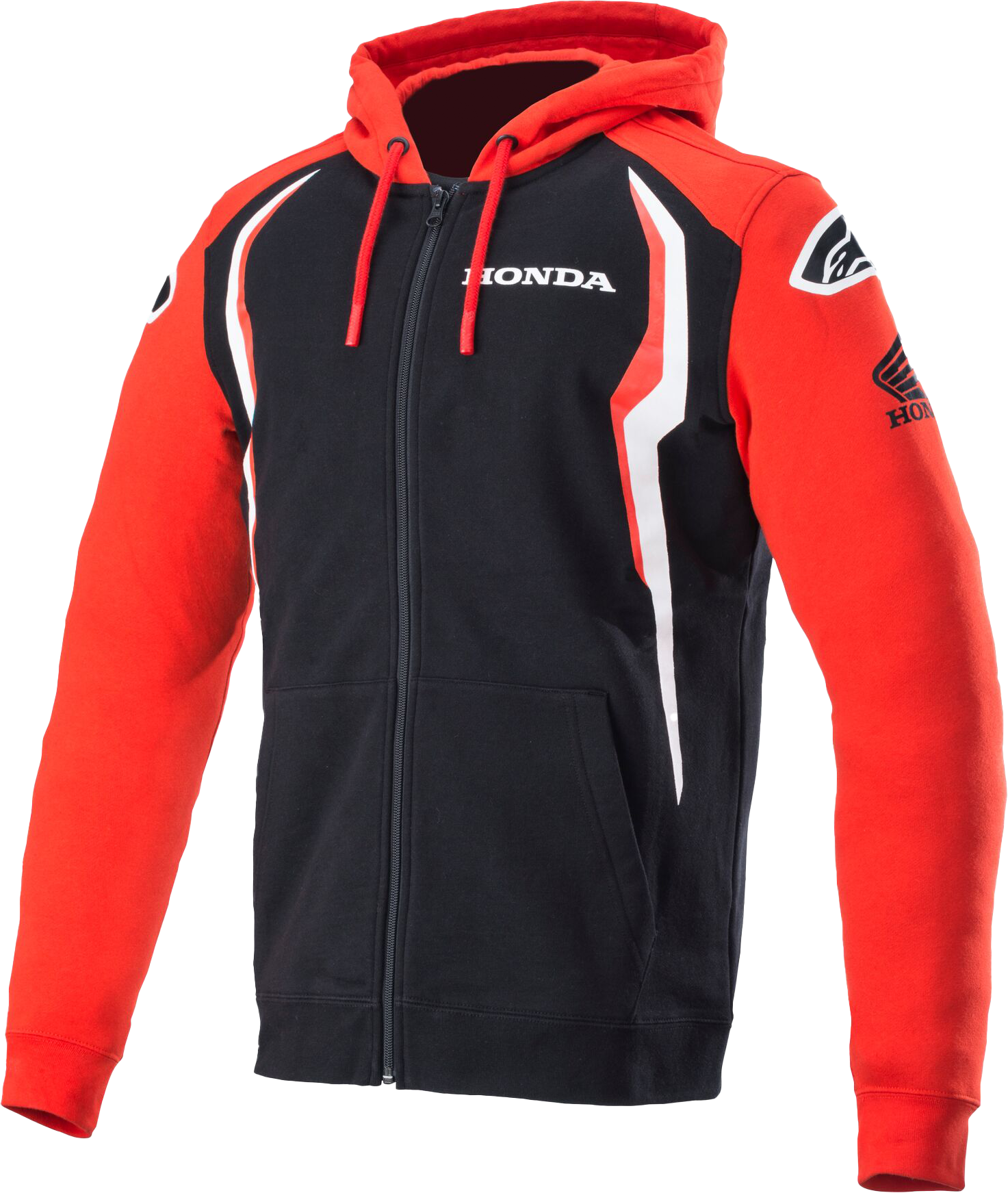 Alpinestars Honda Zip Hoodie Red/black Xl - Red/Black / Small - Apparel Collection