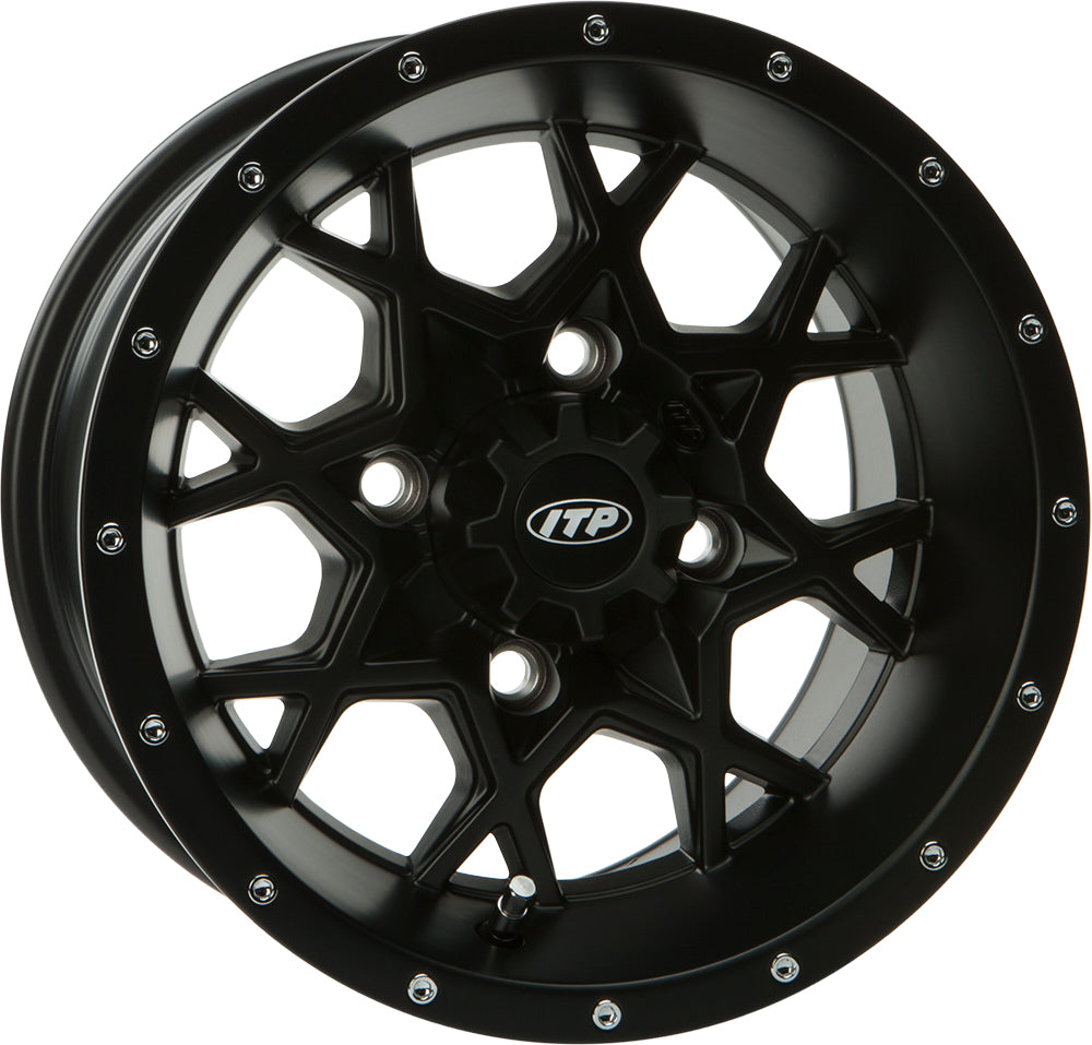 Itp Hurricane 14x7 4/110 5 + 2 Black - Tires & Wheels
