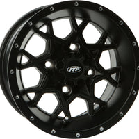 Itp Hurricane 14x7 4/110 5 + 2 Black - Tires & Wheels