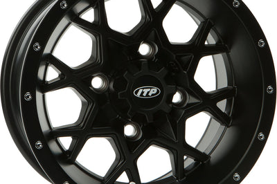 Itp Hurricane 14x7 4/110 5 + 2 Black - Tires & Wheels