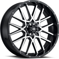 Itp Hurricane Black/machined 18x6.5 4/137 4 + 2.5 ( + 10mm) - Tires & Wheels