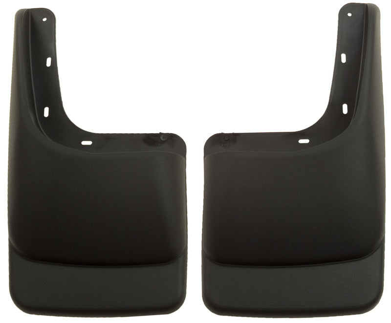Husky Liners 04-12 Ford F-150/06 Lincoln Mark LT Custom-Molded Rear Mud Guards (w/Flares/Run. Board) - Body Armor &