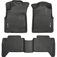 Husky Liners 05-13 Toyota Tacoma WeatherBeater Combo Black Floor - Mats