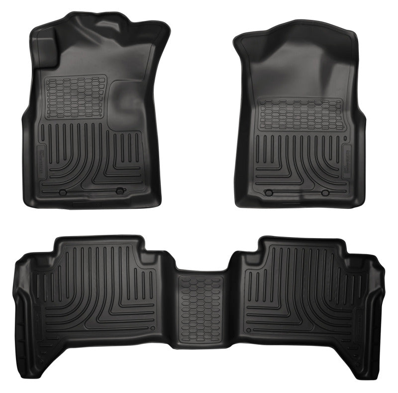 Husky Liners 05-13 Toyota Tacoma WeatherBeater Combo Black Floor - Mats
