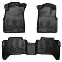Husky Liners 05-13 Toyota Tacoma WeatherBeater Combo Black Floor - Mats