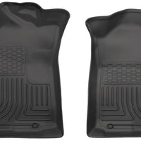 Husky Liners 05-15 Toyota Tacoma Crew/Extended/Standard Cab WeatherBeater Front Black Floor - Mats