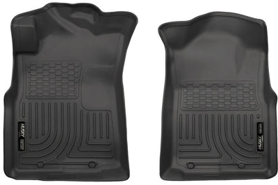 Husky Liners 05-15 Toyota Tacoma Crew/Extended/Standard Cab WeatherBeater Front Black Floor - Mats