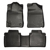 Husky Liners 07-11 Toyota Camry (All) WeatherBeater Combo Black Floor (One Piece for 2nd Row) - Mats