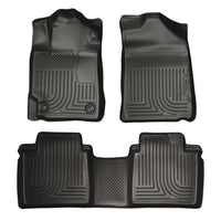 Husky Liners 07-11 Toyota Camry (All) WeatherBeater Combo Black Floor (One Piece for 2nd Row) - Mats