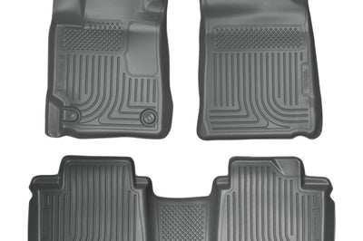 Husky Liners 07-11 Toyota Camry (All) WeatherBeater Combo Gray Floor (One Piece for 2nd Row) - Mats