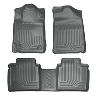 Husky Liners 07-11 Toyota Camry (All) WeatherBeater Combo Gray Floor (One Piece for 2nd Row) - Mats