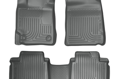 Husky Liners 07-11 Toyota Camry (All) WeatherBeater Combo Gray Floor (One Piece for 2nd Row) - Mats
