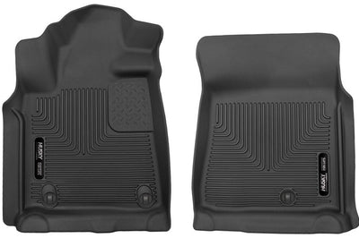 Husky Liners 07-11 Toyota Tundra Pickup(Crew / Ext / Std Cab) X-Act Contour Black Front Floor - Mats