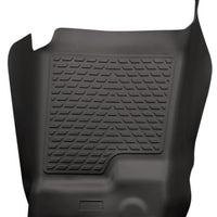 Husky Liners 07-12 Chevy Silverado/GMC Sierra Crew Cab WeatherBeater Center Hump Black Floor Liner - Mats