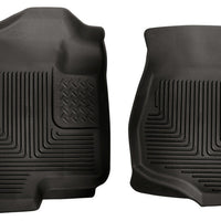 Husky Liners 07-12 GM Silverado/Tahoe/Suburban/Escalade X-Act Contour Black Floor - Mats
