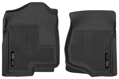 Husky Liners 07-12 GM Silverado/Tahoe/Suburban/Escalade X-Act Contour Black Floor - Mats