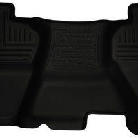Husky Liners 07-13 Chevrolet Silverado 1500 Ext Cab WeatherBeater Black 2nd Seat Floor - Mats