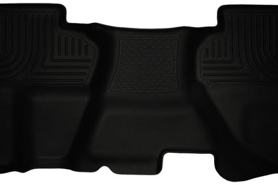 Husky Liners 07-13 Chevrolet Silverado 1500 Ext Cab WeatherBeater Black 2nd Seat Floor - Mats