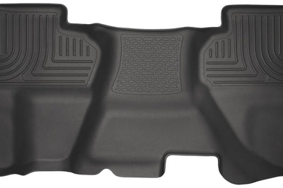 Husky Liners 07-13 Chevrolet Silverado 1500 Ext Cab WeatherBeater Black 2nd Seat Floor - Mats