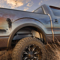 Husky Liners 07-13 Chevy/GMC Silverado/Sierra Black Rear Wheel Well Guards - Body Armor & Protection