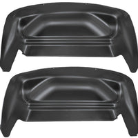 Husky Liners 07-13 Chevy/GMC Silverado/Sierra Black Rear Wheel Well Guards - Body Armor & Protection