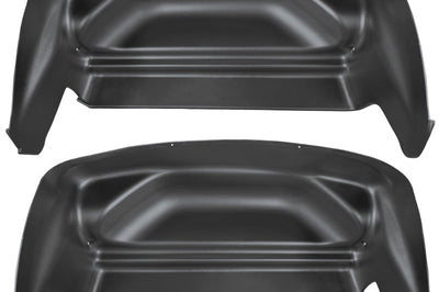 Husky Liners 07-13 Chevy/GMC Silverado/Sierra Black Rear Wheel Well Guards - Body Armor & Protection