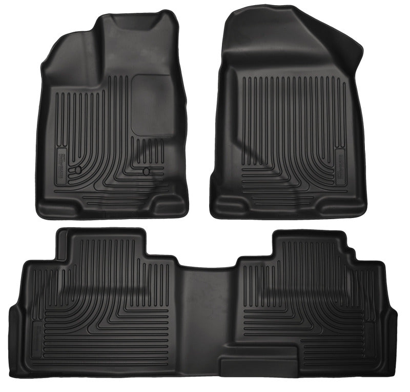 Husky Liners 07-13 Ford Edge / Lincoln MKX Weatherbeater Black Front & 2nd Seat Floor - Mats