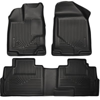 Husky Liners 07-13 Ford Edge / Lincoln MKX Weatherbeater Black Front & 2nd Seat Floor - Mats