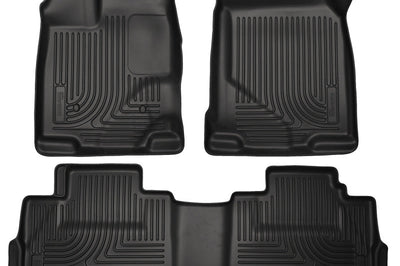 Husky Liners 07-13 Ford Edge / Lincoln MKX Weatherbeater Black Front & 2nd Seat Floor - Mats