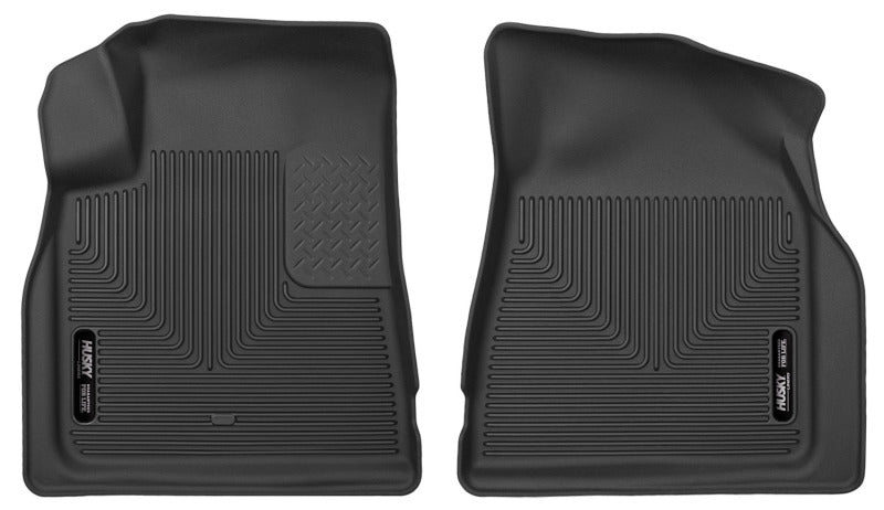 Husky Liners 08-15 Buick Enclave / 07-15 GMC Acadia X-Act Contour Black Front Seat Floor - Mats