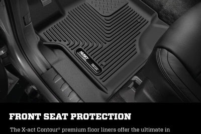 Husky Liners 09-12 Ford F-150 Series Reg/Super/Crew Cab X-Act Contour Black Floor - Mats