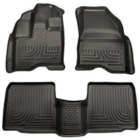 Husky Liners 09-13 Lincoln MKS WeatherBeater Combo Black Floor - Mats