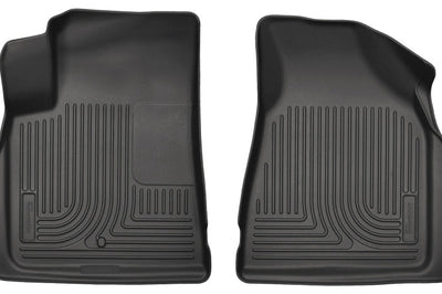 Husky Liners 09-14 Chevy Traverse/07-14 GMC Acadia Weatherbeater Black Front Floor - Mats