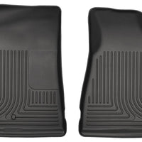 Husky Liners 09-14 Chevy Traverse/07-14 GMC Acadia Weatherbeater Black Front Floor - Mats